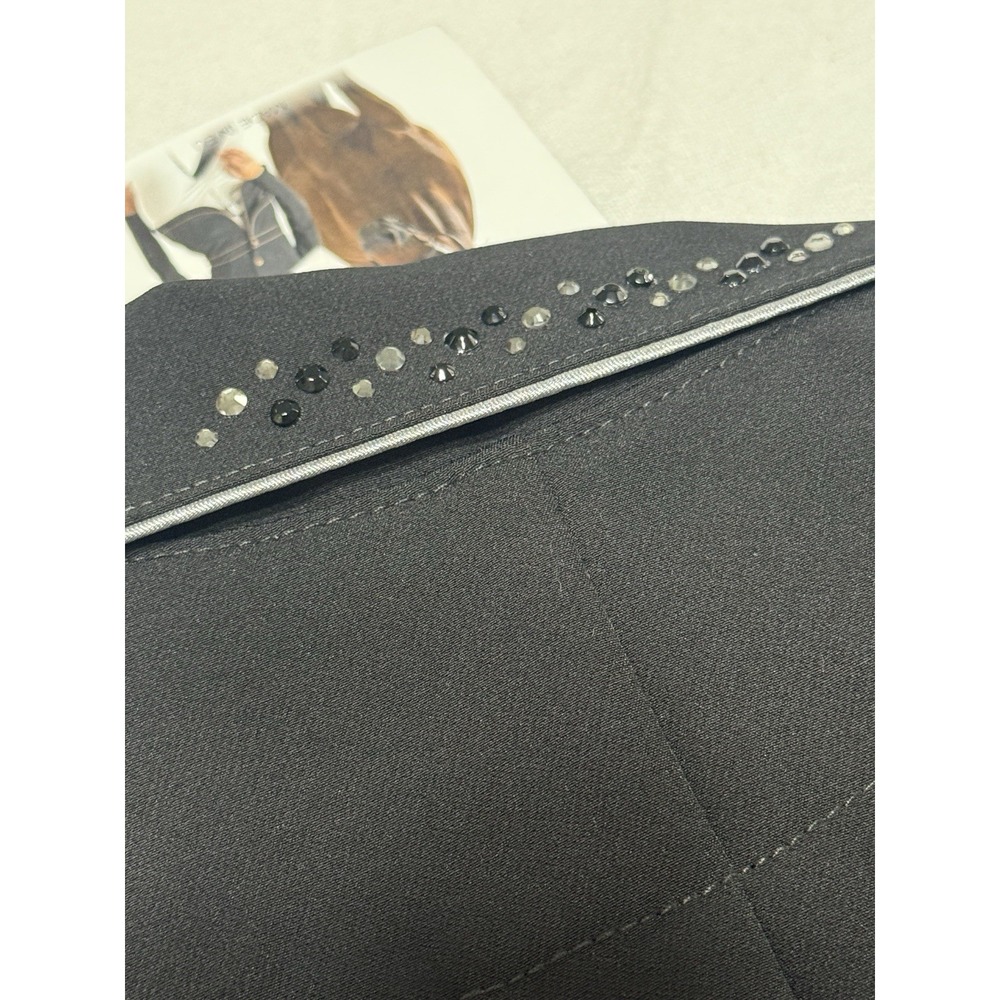 Cavalliera Venice English Equestrian Competition Show Coat Jacket Black 14 XXL - Picture 12 of 12